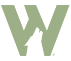 wolf w logo green